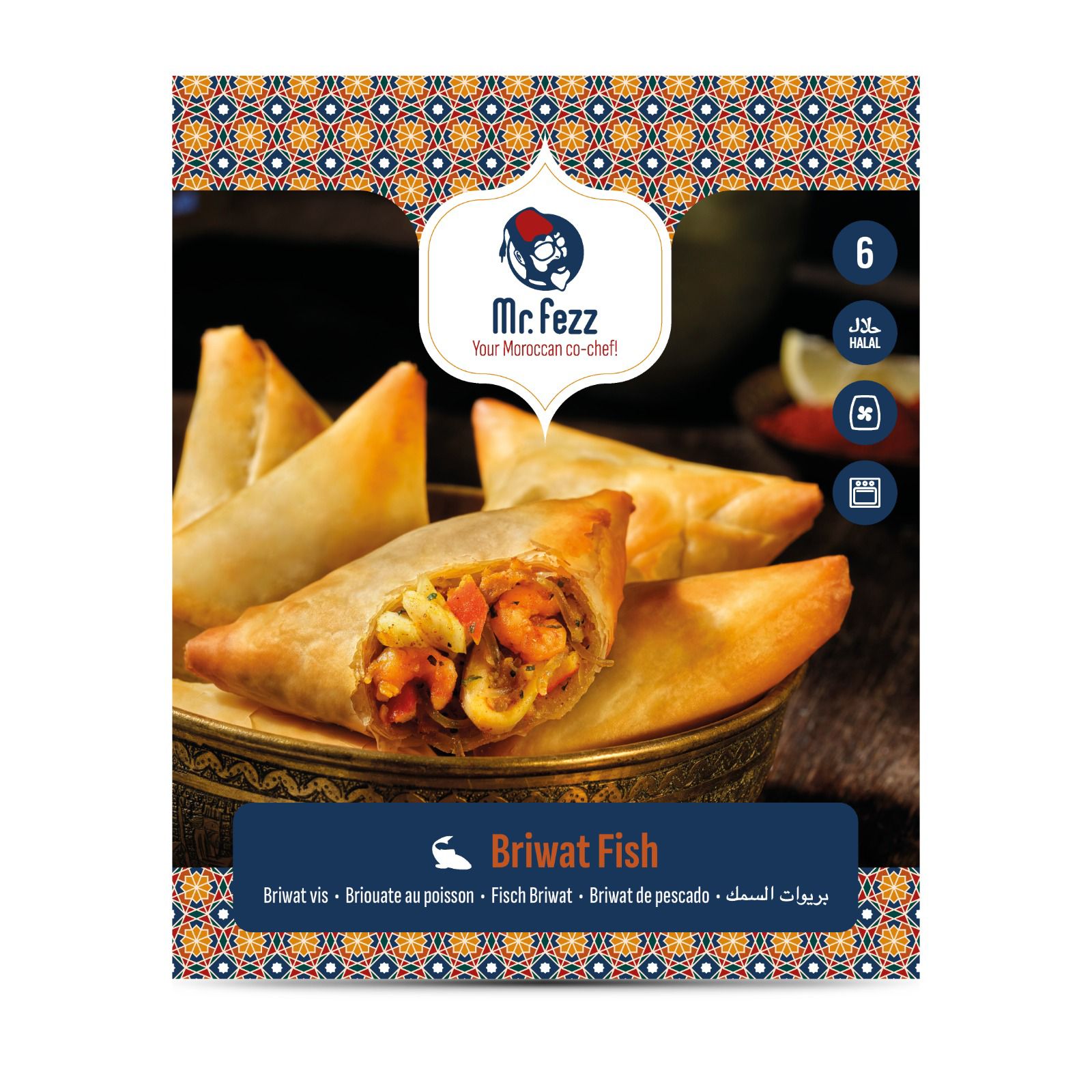 Briwat Mr Fezz Vis 6 stuks